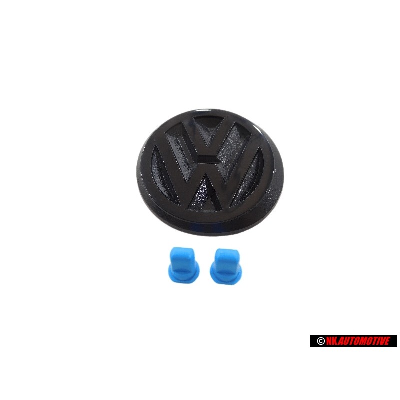 SATZ für VW Golf Cabrio Heck-emblem Schwarz 50mm