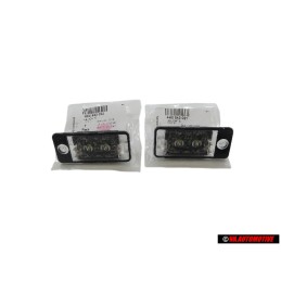 SATZ für VW Audi Led Kennzeichenleuchten Links & Rechts