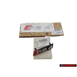 Audi Original SET Zeichen Logo Schriftzug Emblem Vorne & Hinten - RS4 B8 (8K)