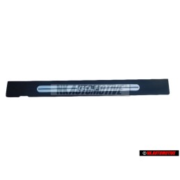 VW Original Einstiegschutzfolie Mit Schriftzug Schwarz/Silber - 1J3853806F 61E