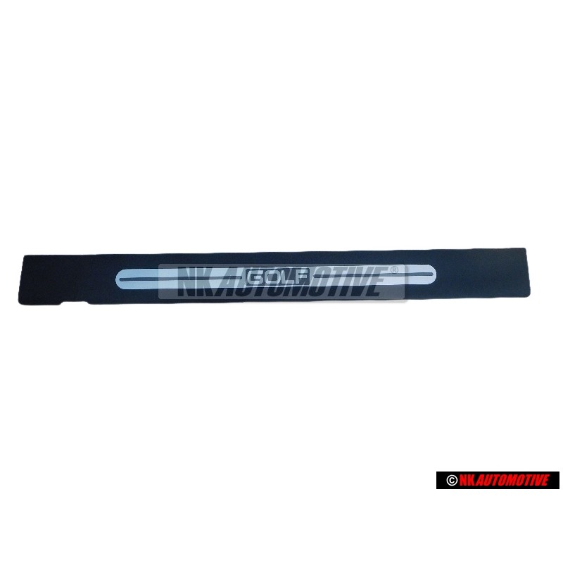 VW Original Einstiegschutzfolie Mit Schriftzug Schwarz/Silber - 1J3853806F 61E