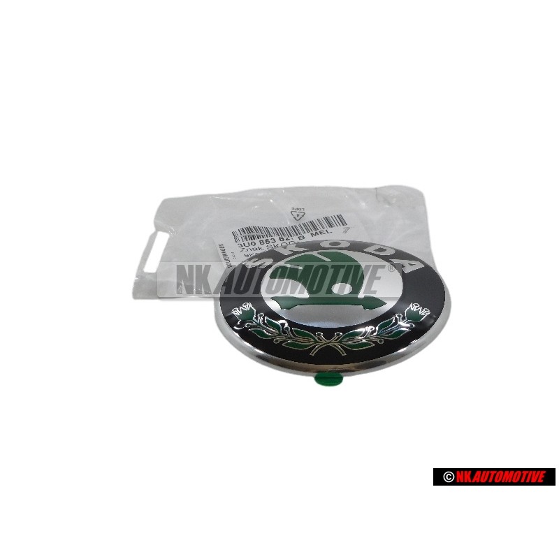 Skoda Original Vorne Emblem Logo Zeichen - 3U0853621B MEL