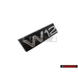 Audi Original W12 Vorne Kühlergrill Emblem Schriftzug - 4E0853738A 2ZZ
