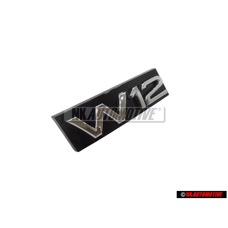 Audi Original W12 Vorne Kühlergrill Emblem Schriftzug - 4E0853738A 2ZZ