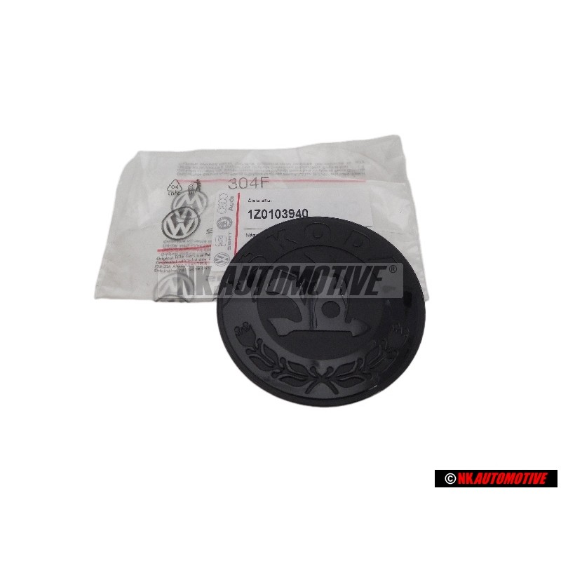 Skoda Original Schriftzug Emblem für Motorabdeckung - 1Z0103940