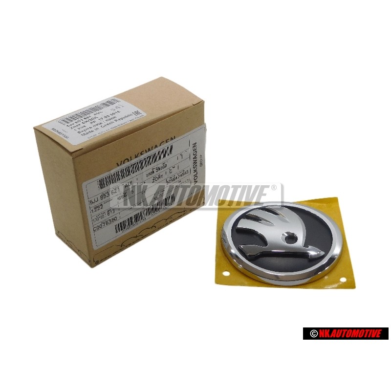 Skoda Original Hinten Schriftzug Emblem Logo Zeichen - 5JJ853621 AUL