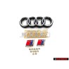 ULTIMATIV SATZ für Audi RS2 Zeichen Logo Schriftzug Emblem Vorne Hinten