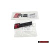 Audi Original SET Logo Schriftzug Emblem Vorne & Hinten Schwarz - RS4 B9 (8W)