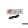 Audi Original SET Zeichen Logo Schriftzug Emblem Vorne & Hinten - RS6 C6 (4F)