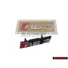 Audi Original SET Zeichen Logo Schriftzug Emblem Vorne & Hinten - RS3 (8V)
