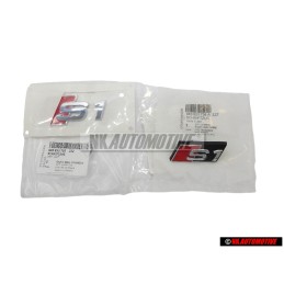 Audi Original SET Zeichen Logo Schriftzug Emblem Vorne & Hinten - S1 (8X)