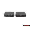 2x VW Original Blinddeckel Satinschwarz - 357957087 01C