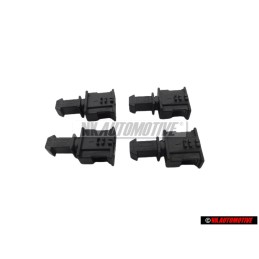 4x VW Original Flachsteckergehäuse - 191972711