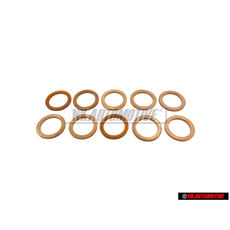 10x VW Original Dichtring - N 0138492