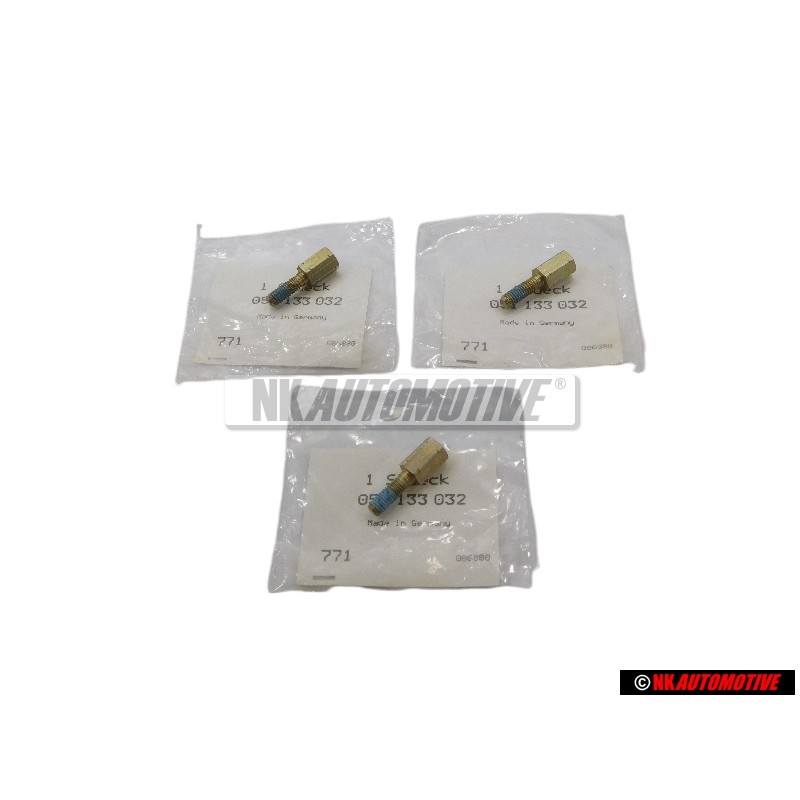 3x VW Original Schraubstutzen - 051133032
