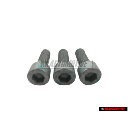 3x VW Original Zylinderschraube Mit Innen- Sechskantkopf - N 0147236