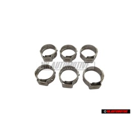6x VW Original Klemmschelle - N 10083401