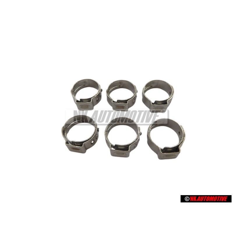 6x VW Original Klemmschelle - N 10083401