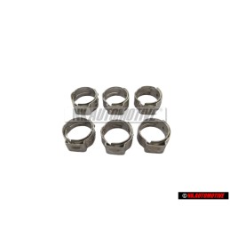 6x VW Original Klemmschelle - N 10049701