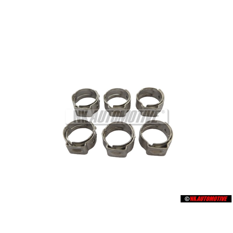6x VW Original Klemmschelle - N 10049701
