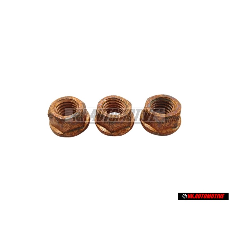 3x VW Original Sechskantbundmutter - N 90200201