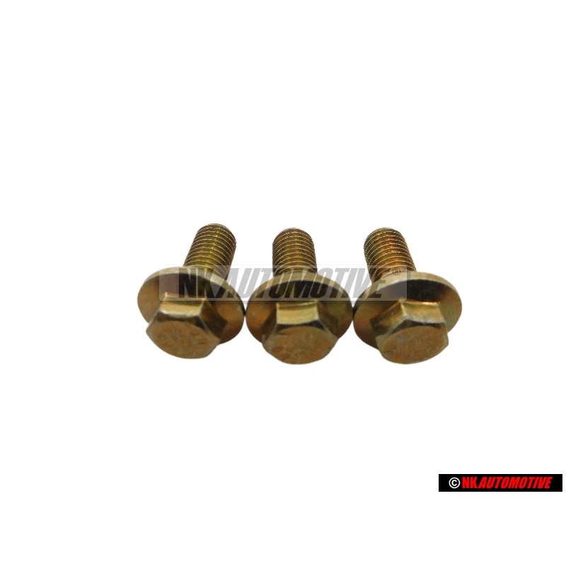 3x VW Original Sechskantbundschraube - N 10113601