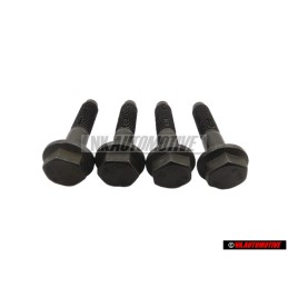 4x VW Original Sechskantschraube - N 0195512