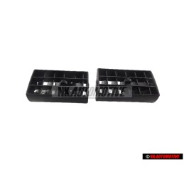 2x VW Original Dreheinsatz Satinschwarz - 191819707E 01C