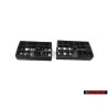 2x VW Original Dreheinsatz Satinschwarz - 191819707E 01C