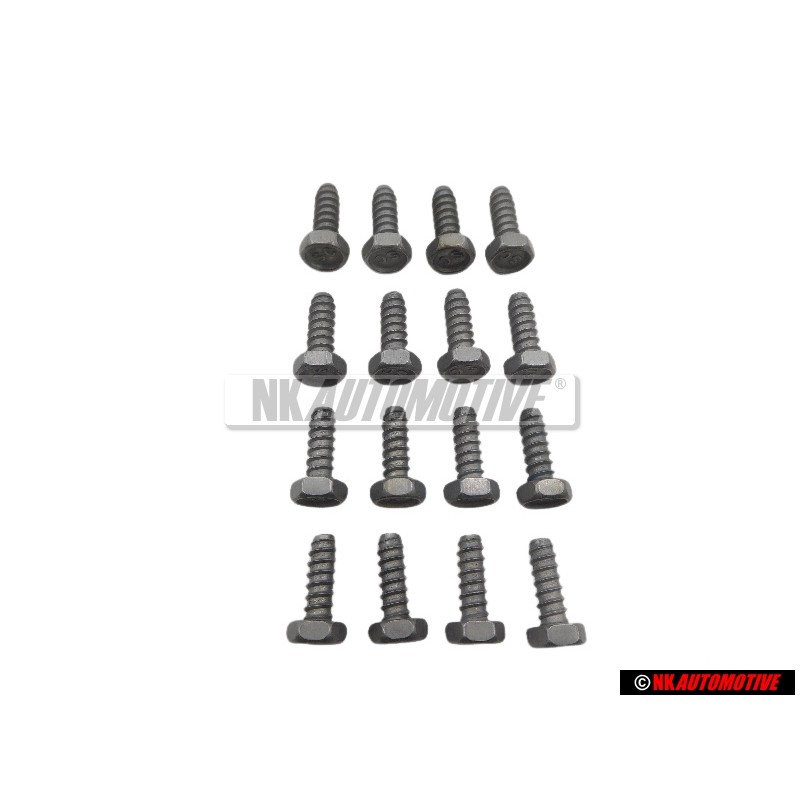 16x VW Original Sechskantblechschraube - N 0138845
