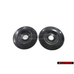 2x VW Original Blende Satinschwarz - 411857781 01C