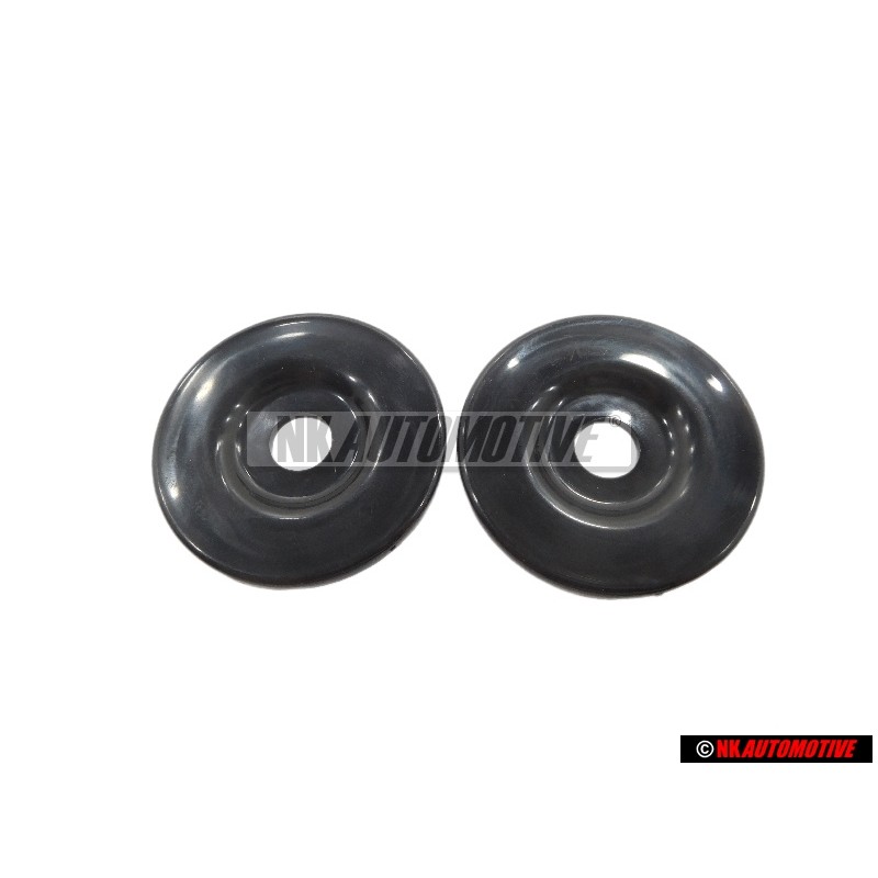 2x VW Original Blende Satinschwarz - 411857781 01C
