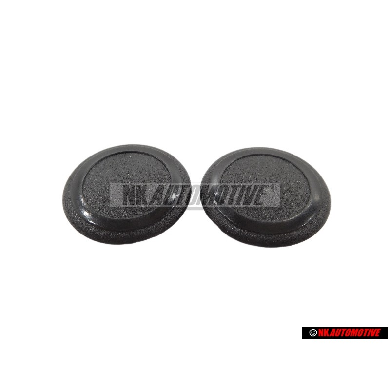 2x VW Original Stopfen Blindkappe schwarz el Fensterheber Golf 2 - 321867164 01C