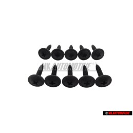10x VW Original Armaturenbrett Schraube - N 90241203