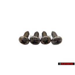 4x VW Original Linsenblechschraube - N 0139605