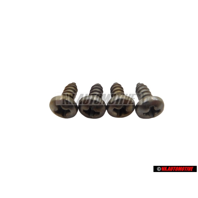 4x VW Original Linsenblechschraube - N 0139605