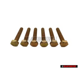 6x VW Original Sechskantschraube - N 0102213