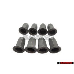 8x VW Original Blindnietmutter - N 90252104