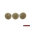 3x VW Original Clip Grau - 321867838 8AX