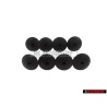 8x VW Original Clip Stopfen Teppich Türverkleidung - 191867199 9B9