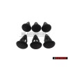 6x VW Original Kofferraum Abdeckung Heckklappe Clip - 801867299 01C
