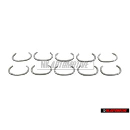10x VW Original Klammer - N 0152611