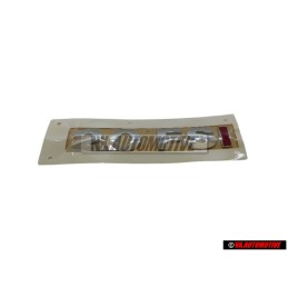 VW Original 2.0 FSI Hinten Schriftzug Emblem Logo Chrom Rot - 1Q0853675A GQF