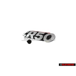 VW Original R50 Vorne Kühlergrill Emblem Schriftzug Chrom - 7L9853679