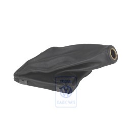 VW Original Schalthebelverkleidung (Leder) Schwarz - 155711113D 1BX