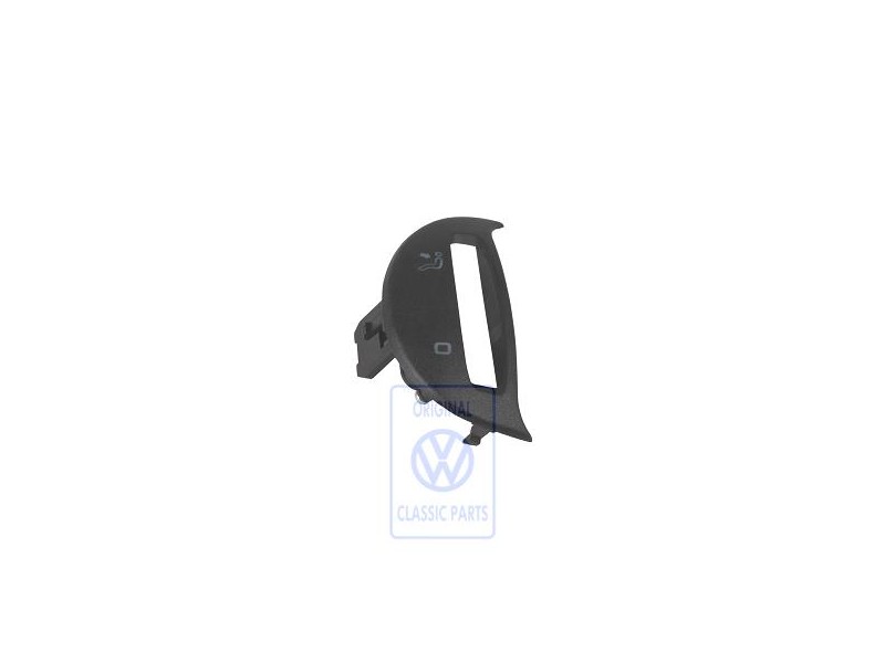 VW Original Blende Mit Symbolbeleuchtung Satinschwarz - 1H5858066 01C