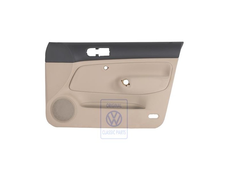 VW Original Türverkleidung (Stoff) Schwarz/Hellbeige - 1J4867012CJJGL