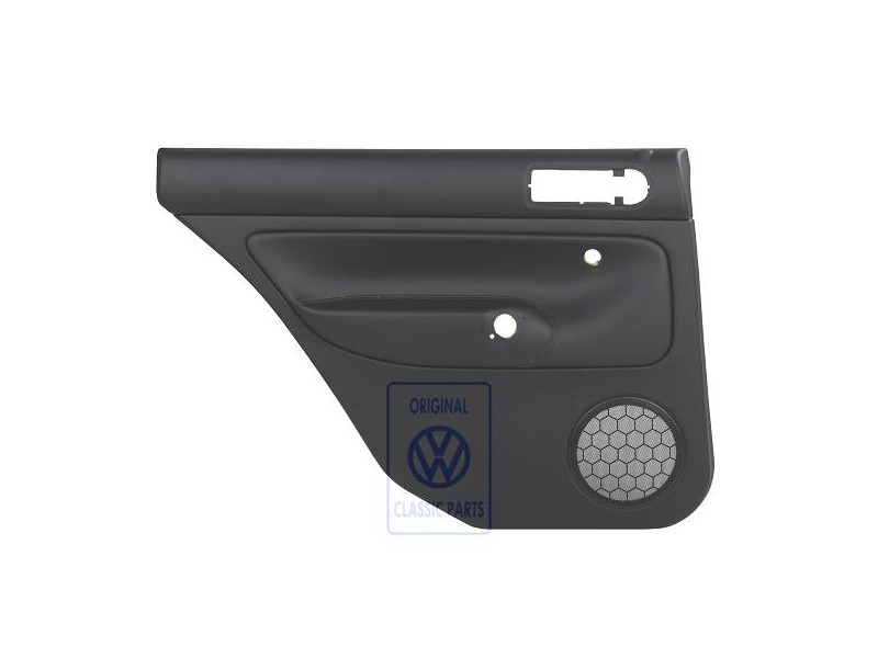 VW Original Türverkleidung (Leder) Schwarz/Schwarz - 1J9867211ALHWU