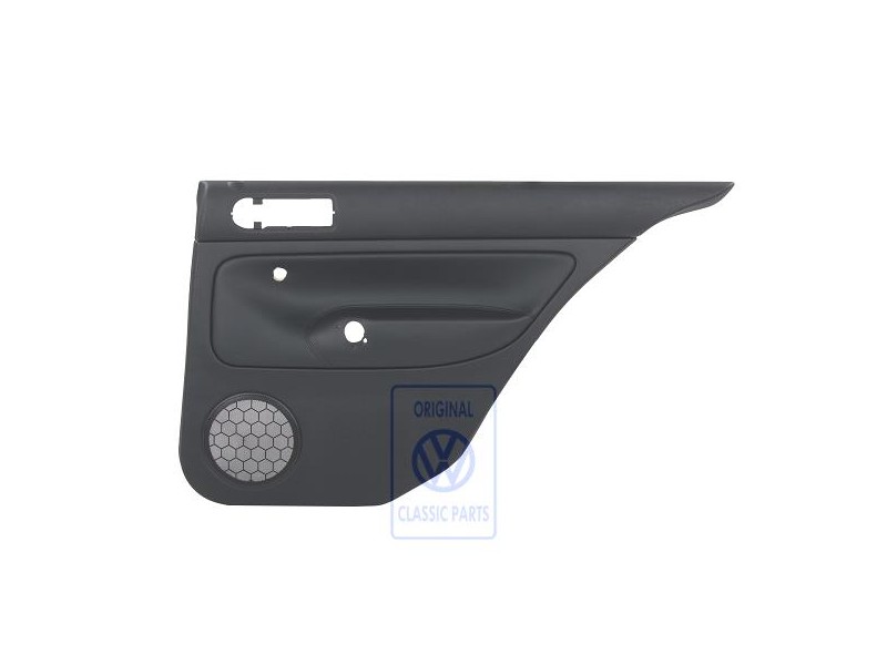 VW Original Türverkleidung (Leder) Schwarz/Schwarz - 1J5867212ALHSA