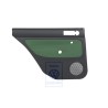 VW Original Türverkleidung (Stoff) Schwarz/Cosmicgrün - 1J9867211Q KNQ